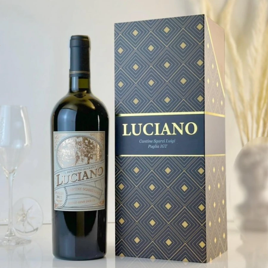 Rượu Vang Ý Luciano Semi Dolce Puglia 10,5%