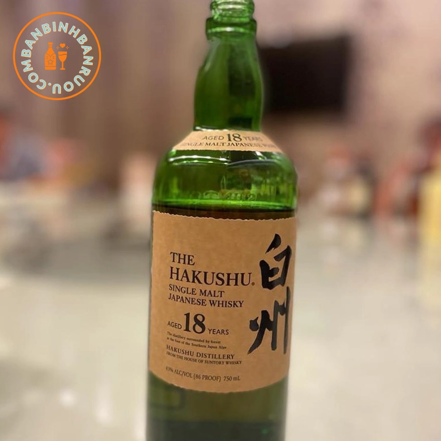 Hương vị đặc trưng của rượu Hakushu 18 – Tinh tế, sâu lắng và đậm chất Nhật Bản