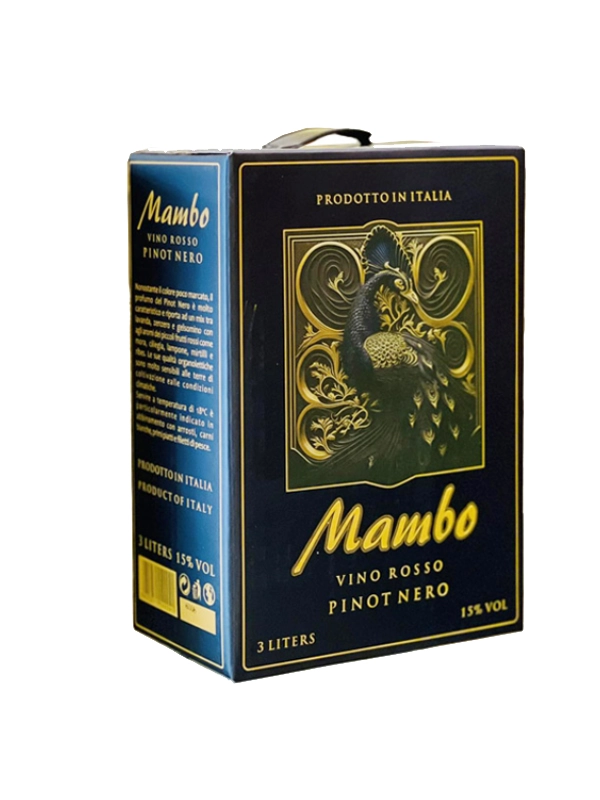 Rượu Vang Bịch Mambo Vino Rosso Pinot Nero 3L